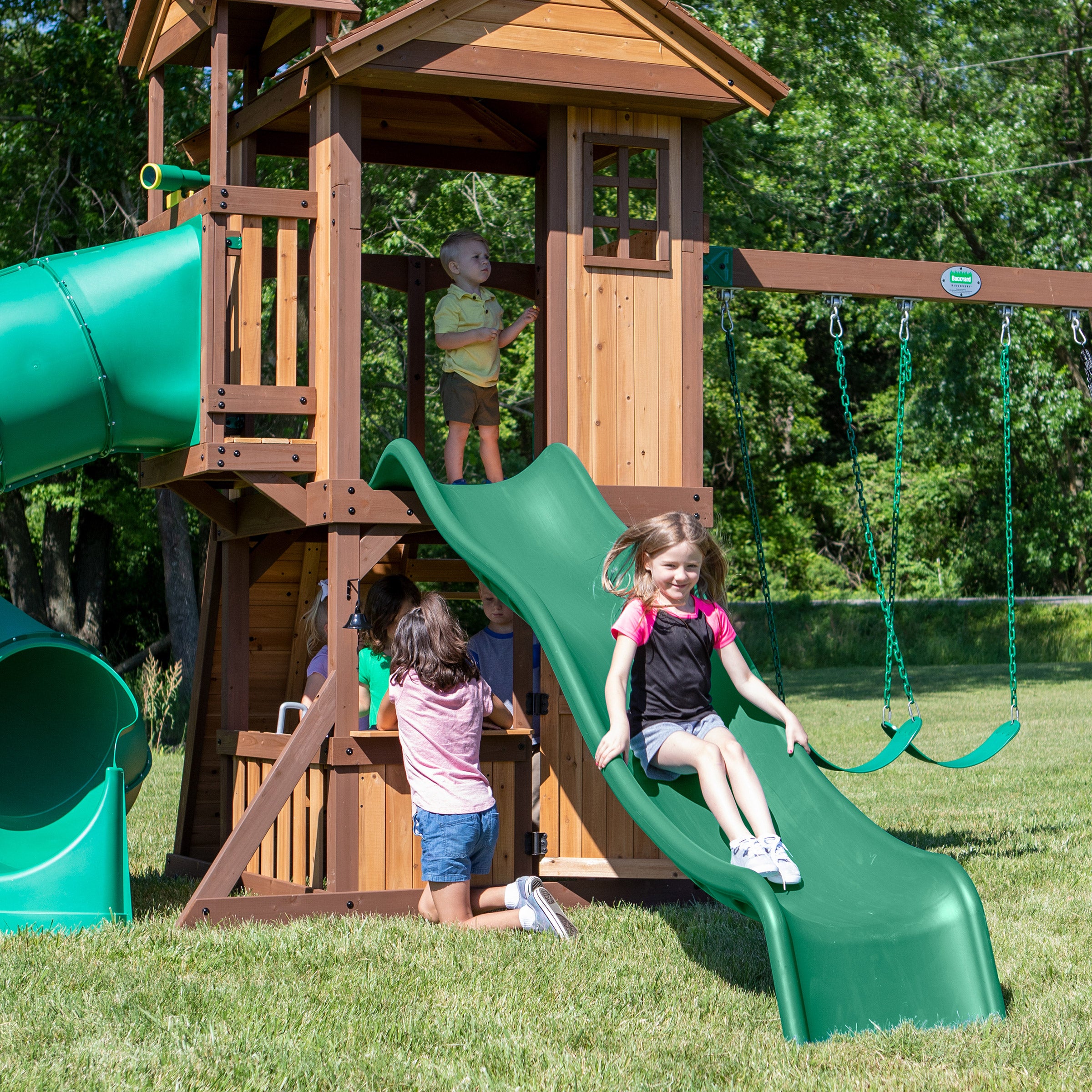 Backyard Discovery Tacoma Falls Swing Set- Do It Yourself