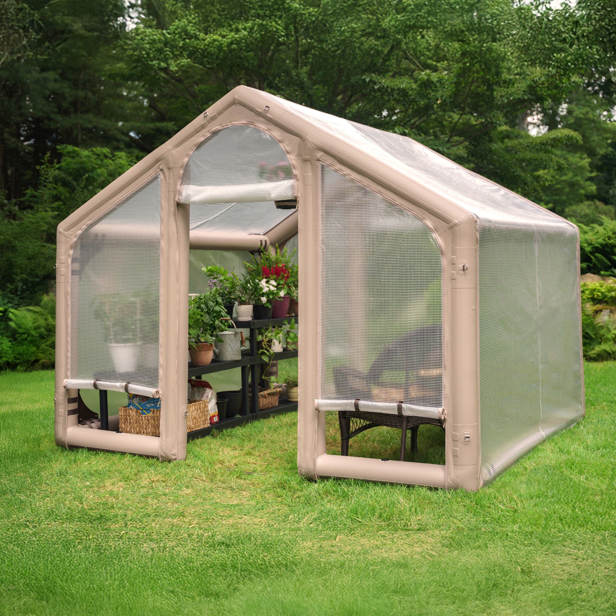 HĀVN 10' X 10' Inflatable Greenhouse