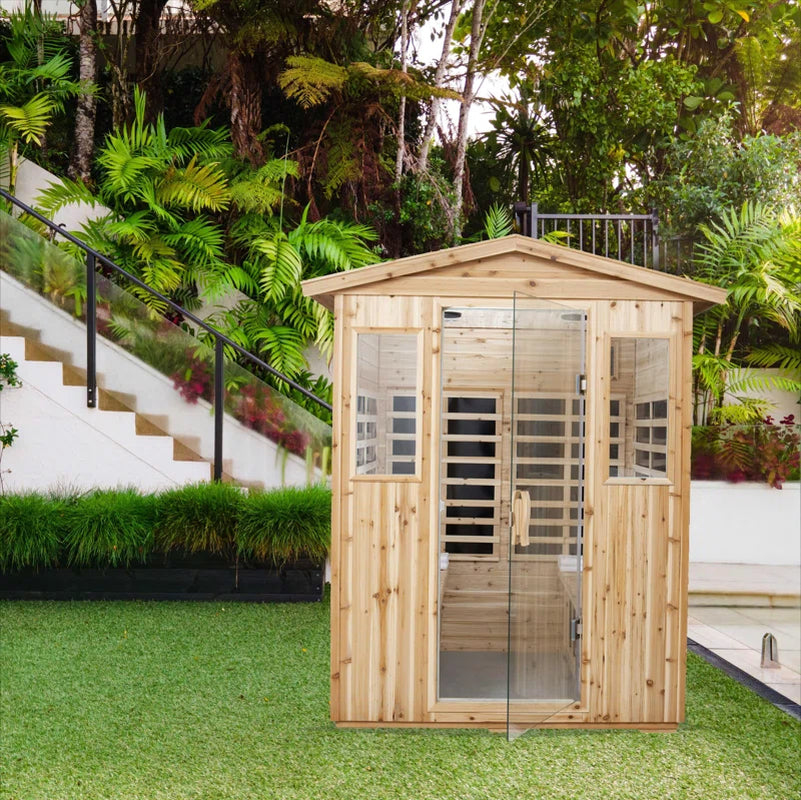 Lomant 4 - Person Far-Infrared Outdoor Sauna Room