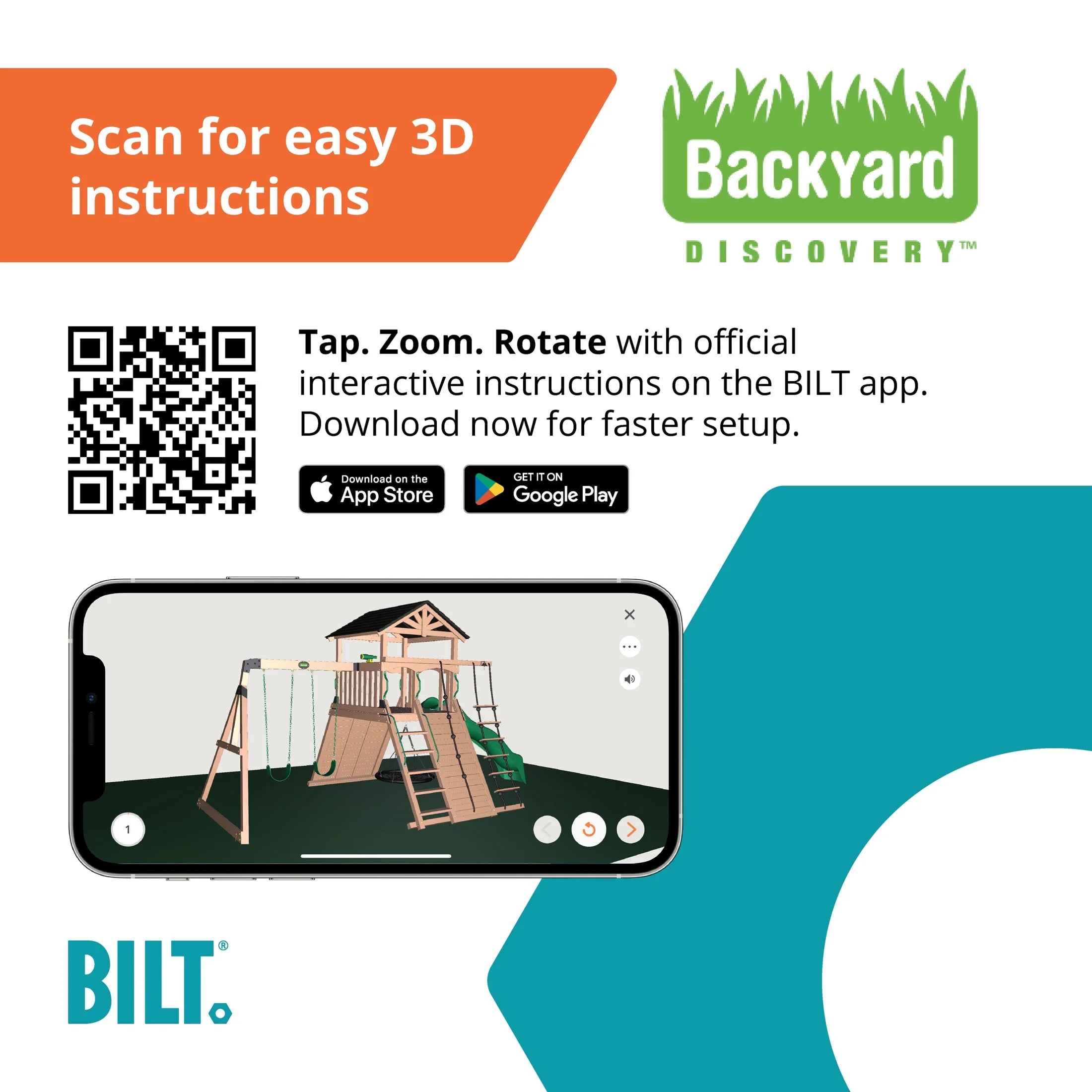 Endeavor Cedar Wood Swing Set, Slide, Play Deck, Rock Wall, Rope Ladder