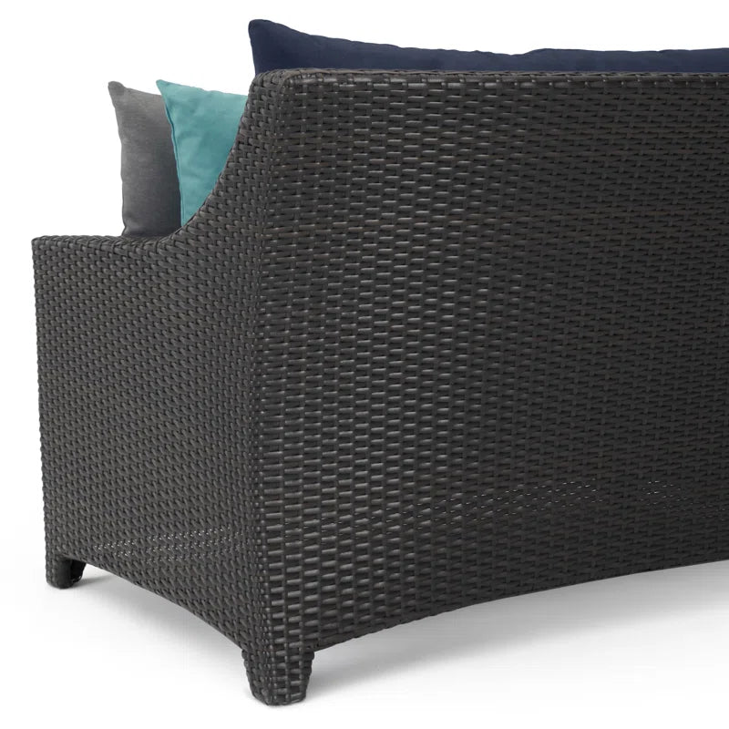 Fionnula 7 Pieces Rattan Sunbrella Sofa Seating Group with Cushions