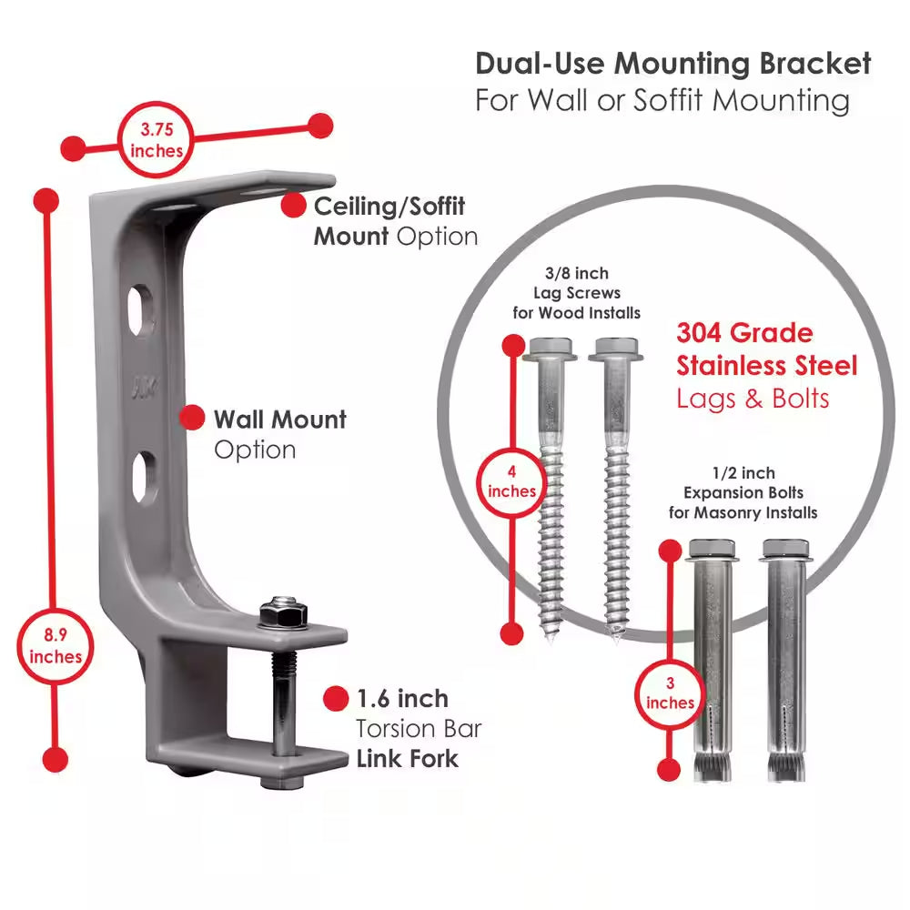 12 Ft. Classic Series Semi-Cassette Electric W/ Remote Retractable Patio Awning, Green Beige Stripes (10 Ft Projection)
