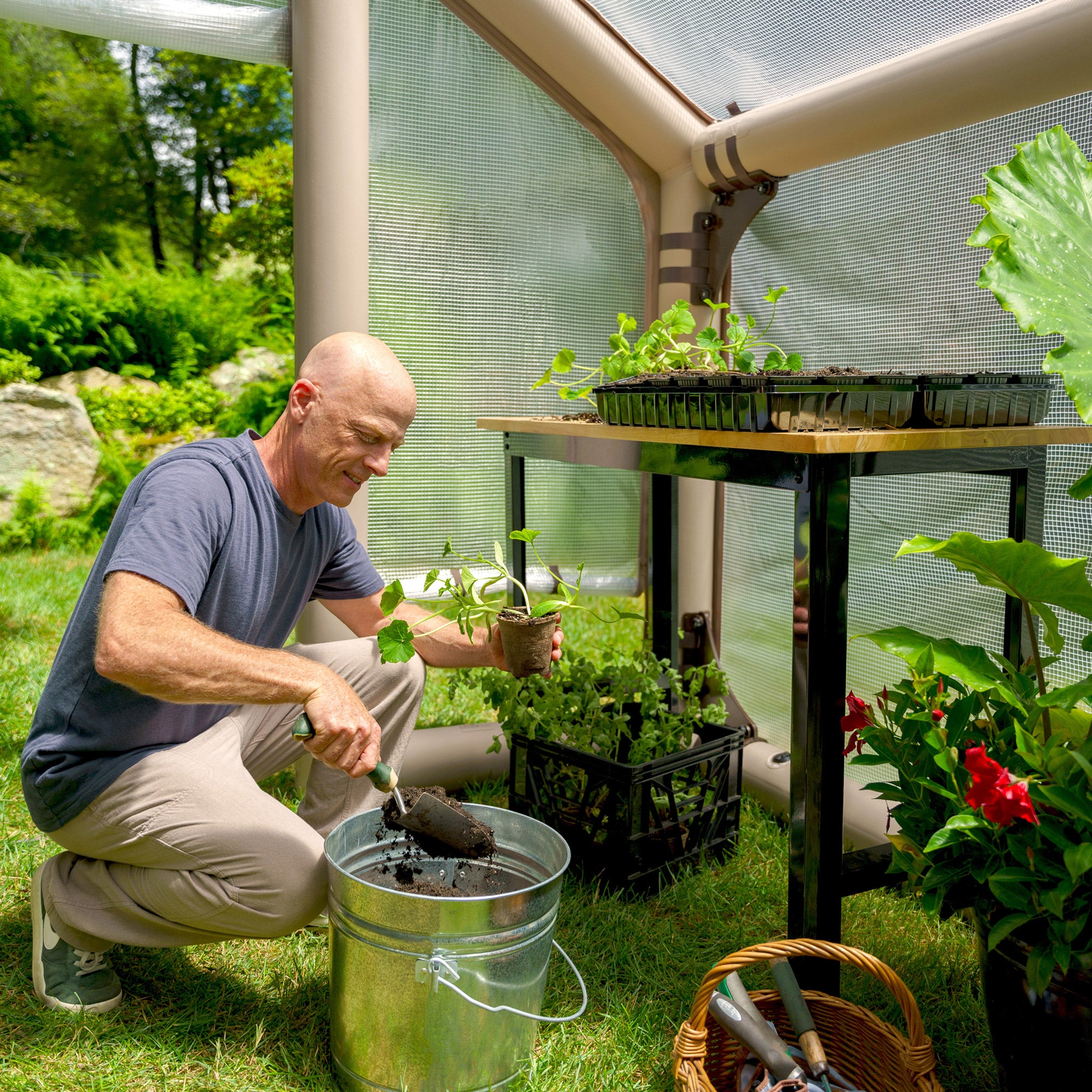 HĀVN 10' X 10' Inflatable Greenhouse