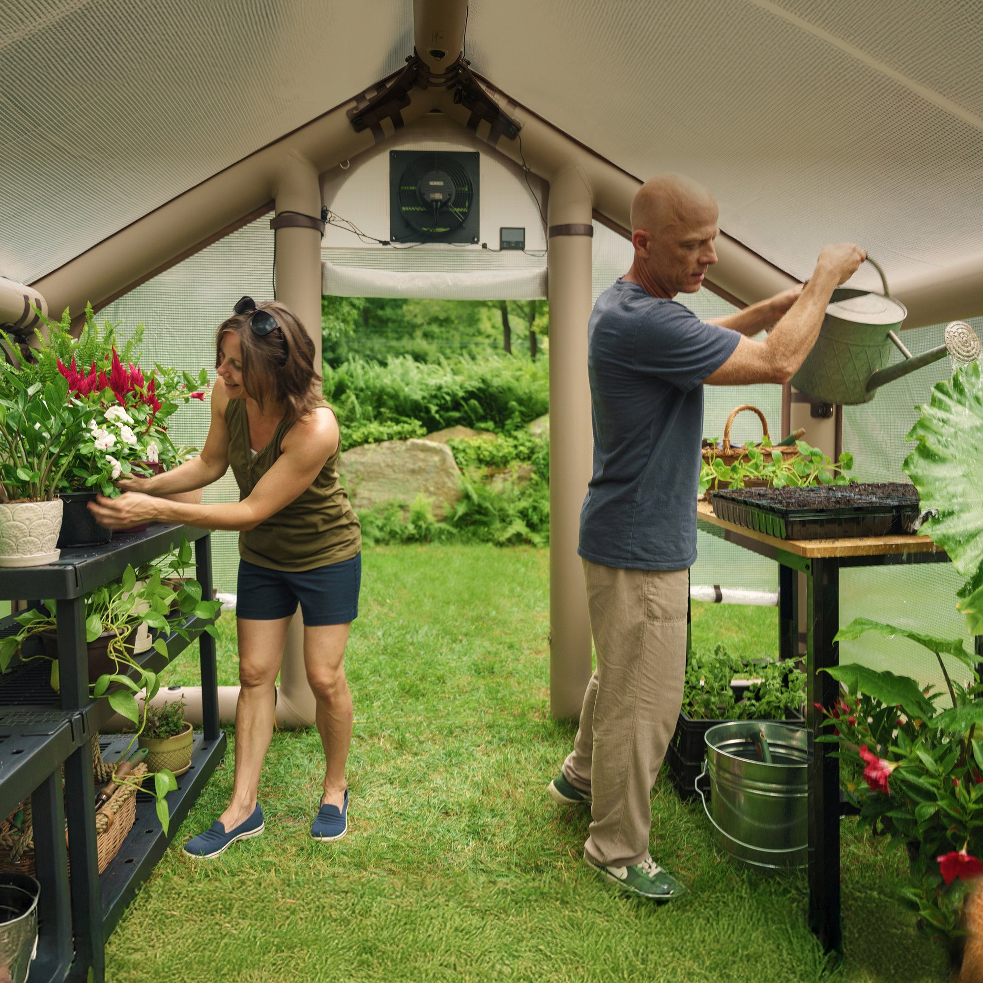 HĀVN 10' X 10' Inflatable Greenhouse