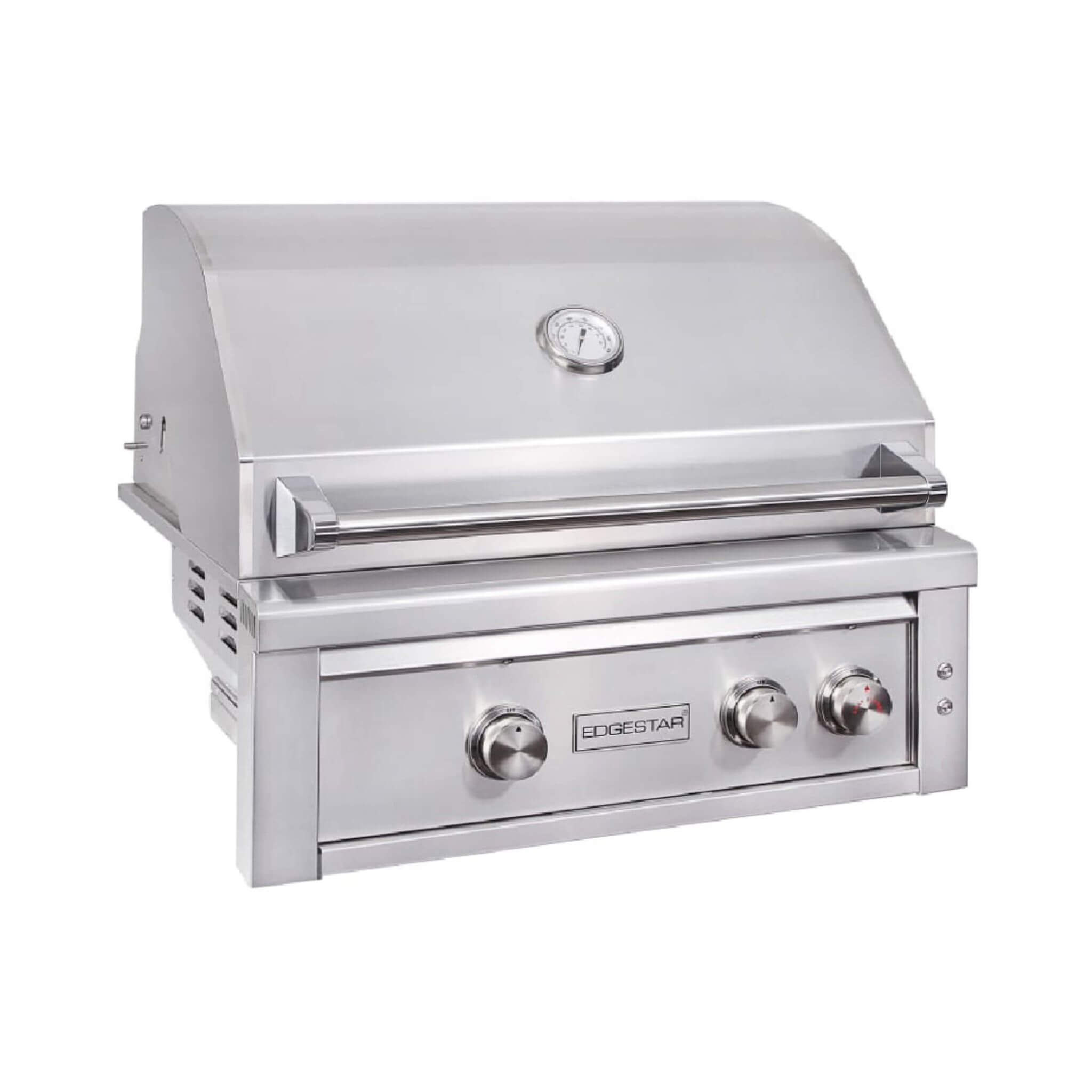 Edgestar 60K BTU 30-Inch Outdoor Built-In Grill With Rotisserie And LED Lighting (SAK52871)