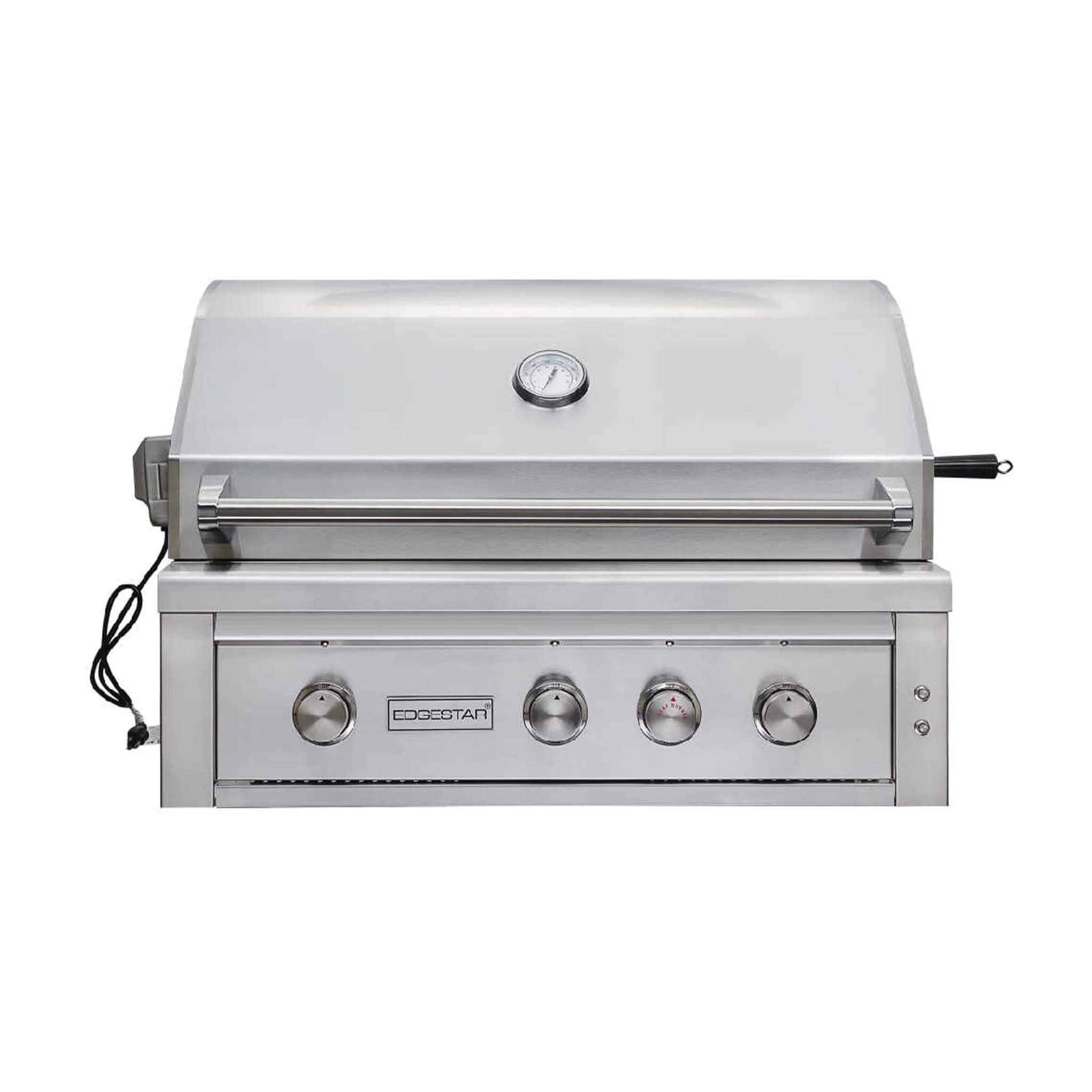 Edgestar 89K BTU 36-Inch Built-In Grill With Rotisserie And LED Lighting (SAK49230)