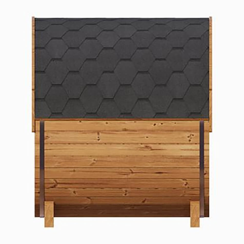 SaunaLife Model E6 Ergo Series 3-Person Thermo-Spruce Backyard Sauna Barrel [SL-MODELE6] (SAK38572)