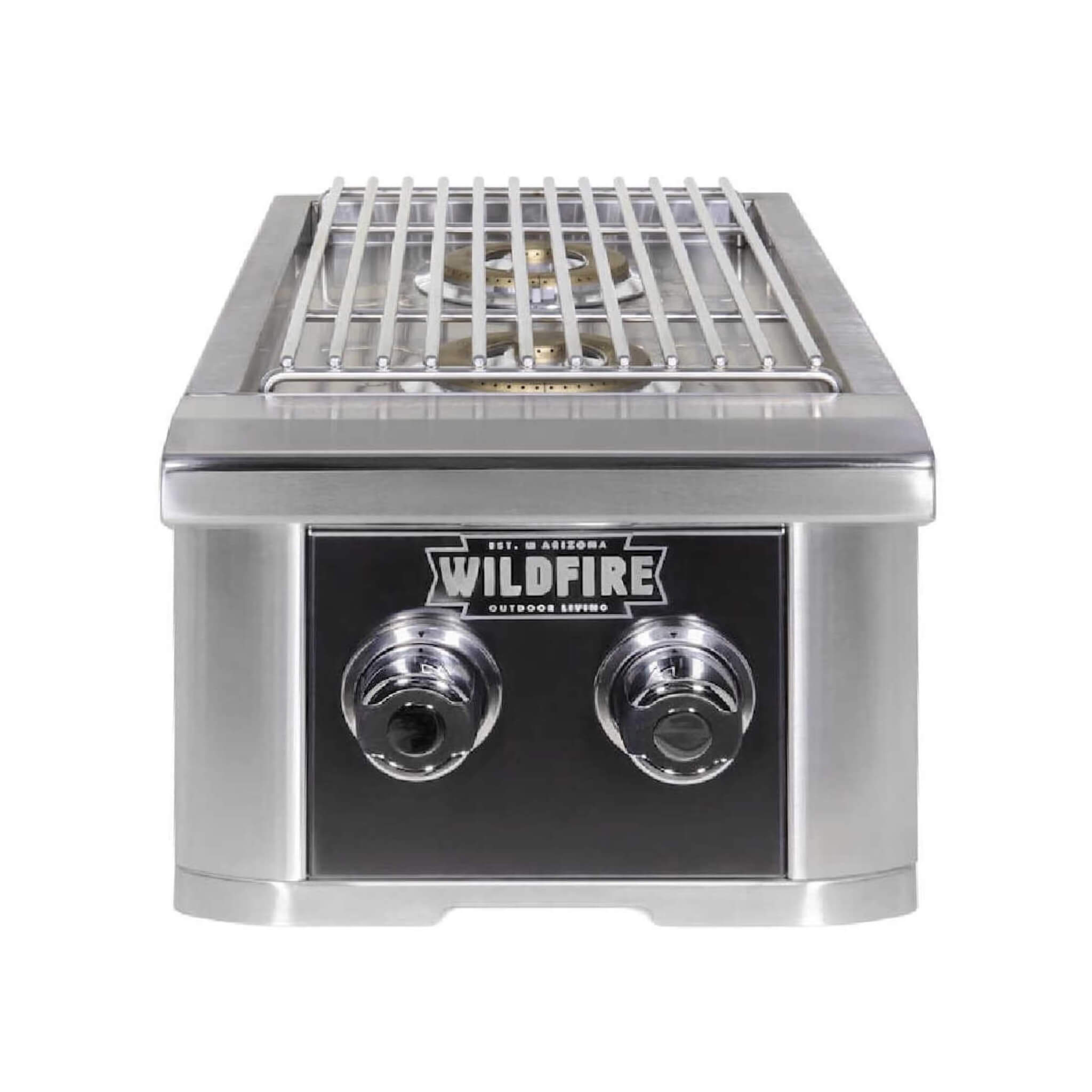 Wildfire Outdoor Living Ranch Pro 14-Inch Stainless Steel Double Side Burner [WFDBLSBRN-BSS/SS] (SAK64352)